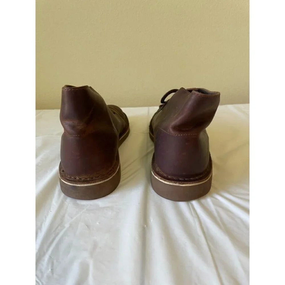 Clarks Men's Bushacre 2 Boot Chukka Desert brown leather 11.5